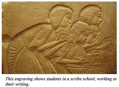 egyptian scribes